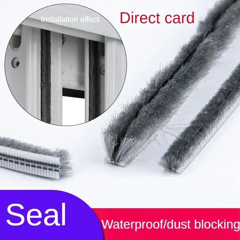 Home Security Front Door - 10 m Dichtungsbürstenstreifen, Aluminiumlegierung, Tür, Fenster,