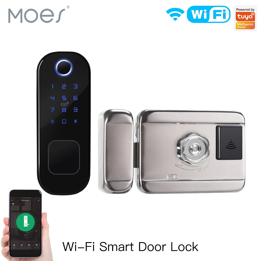 Home Security Group - MOES WiFi Tuya Smart Lock Tür