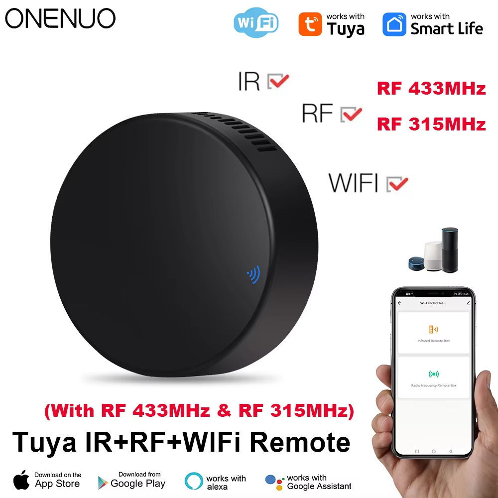 Home Security App - Tuya WiFi RF IR-Fernbedienung 433 MHz/315