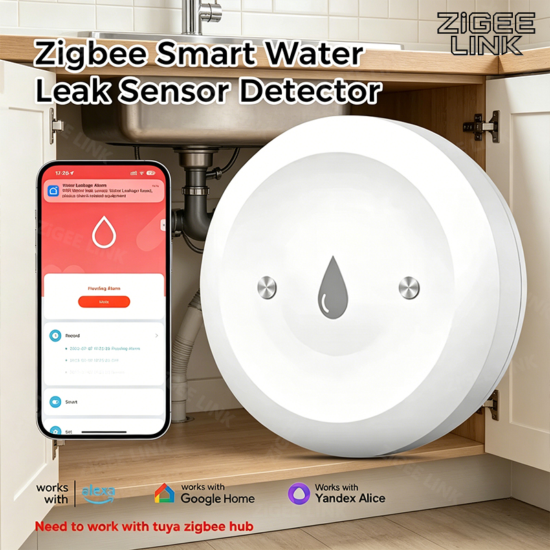 Home Security Monitor - Zigbee3.0 Smart Wasserleck-Sensor Smart Life APP