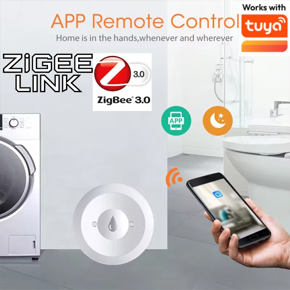 Home Security Monitor - Für Tuya ZigBee 3.0 Intelligenter Wasserleck-Sensor