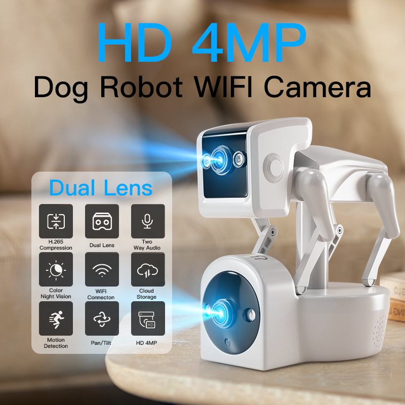 Home Security Robot Dog - 1080P 5G Dual Objektiv Roboter Hund