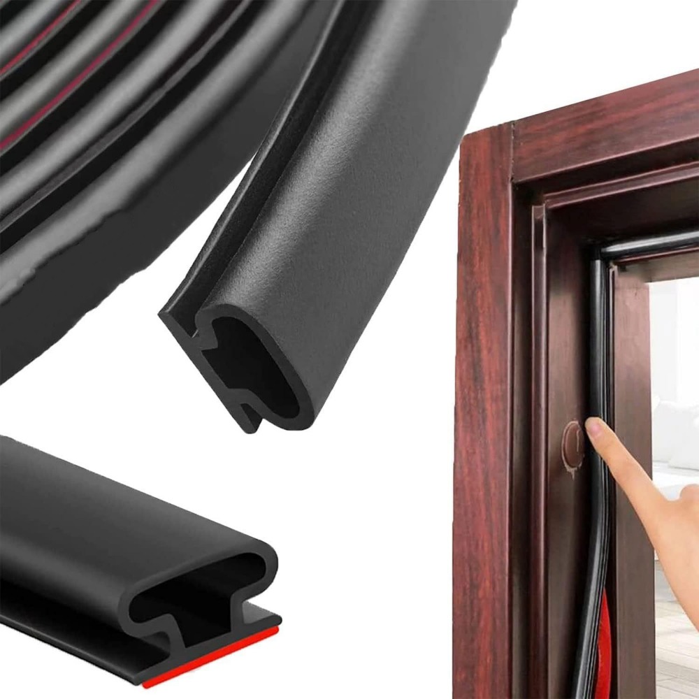 Home Security Front Door - 6–15 m schalldichter Tür- und Fensterdichtungsstreifen,