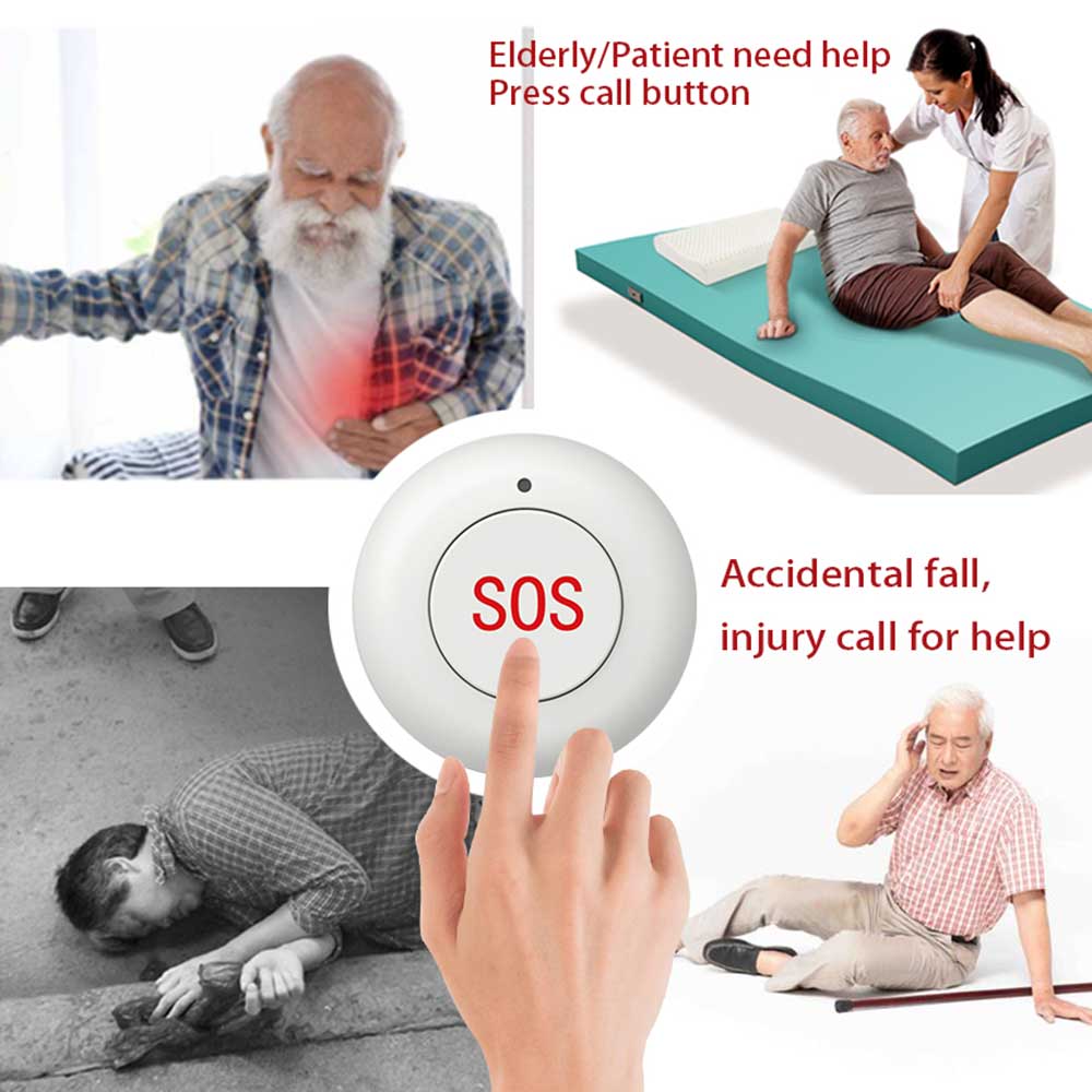 Drahtloser SOS-Knopf, Smart Ho – Home Security Deals Bewertung und Preis