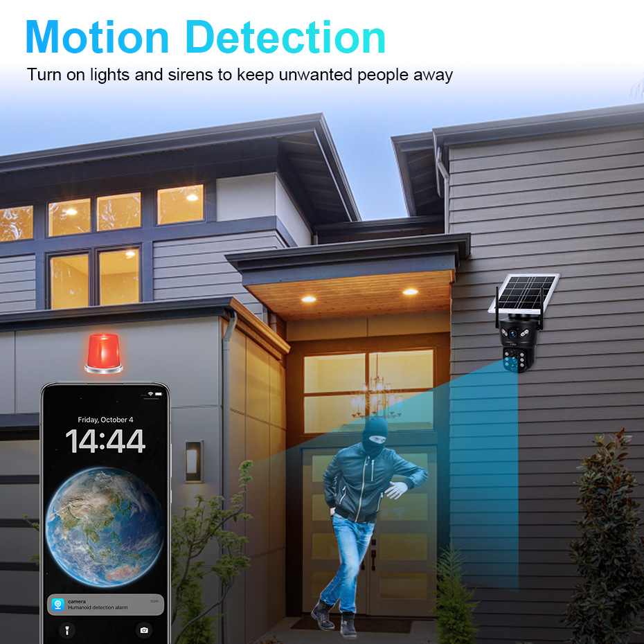 KERUI 6MP 4G SIM WLAN Solarkam – Home Security Front Door Bewertung und Preis