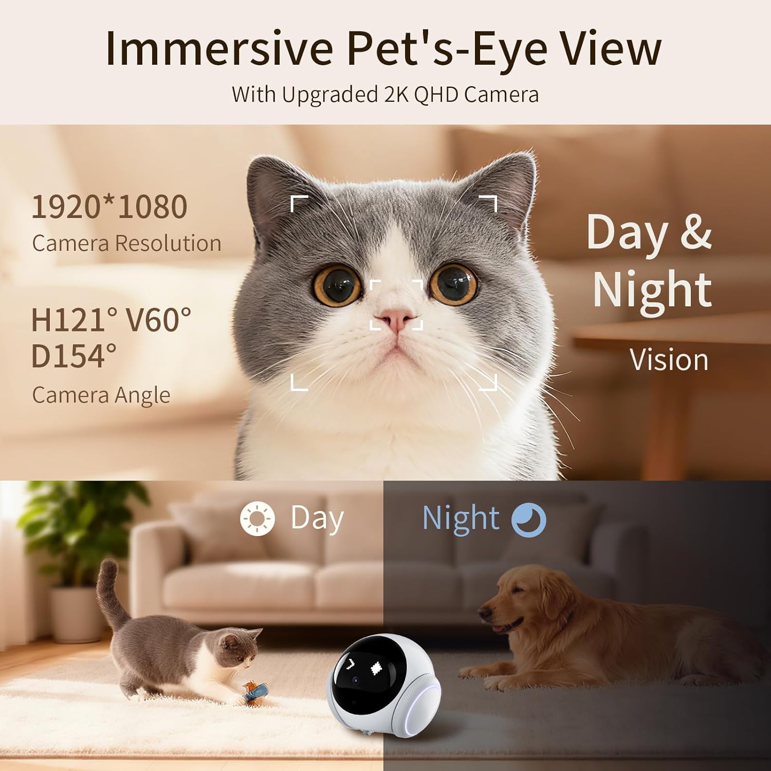 1080P HD Bewegliche Haustierka – Home Security Robot Dog Bewertung und Preis