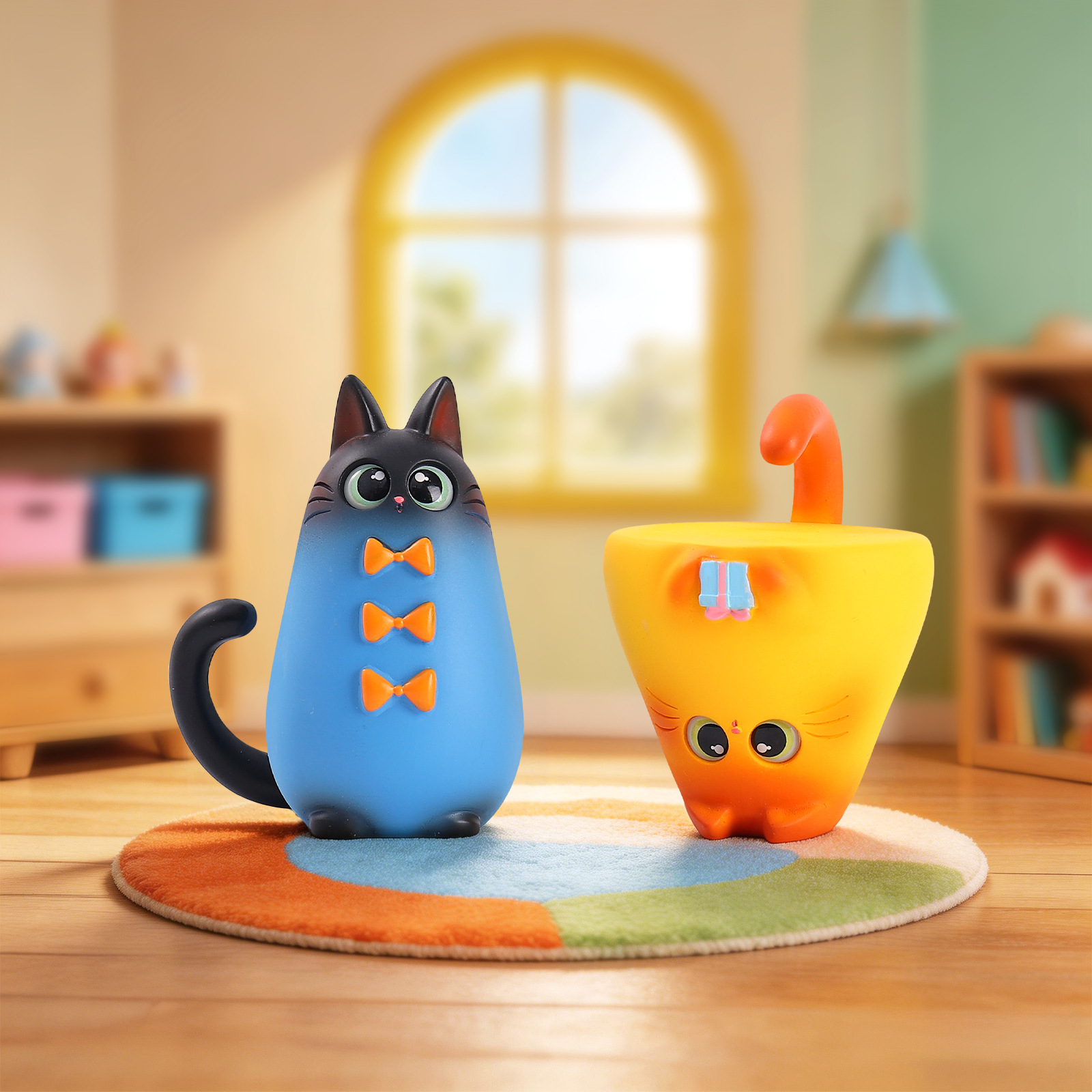Blind Box Katzenfigur aus Harz – Home Security Items Bewertung und Preis