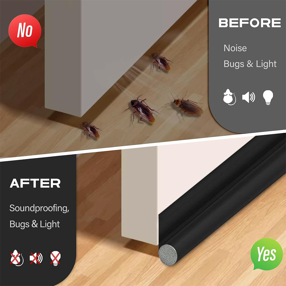 1pc Tür Boden Dichtung Streife – Home Security Front Door Bewertung und Preis