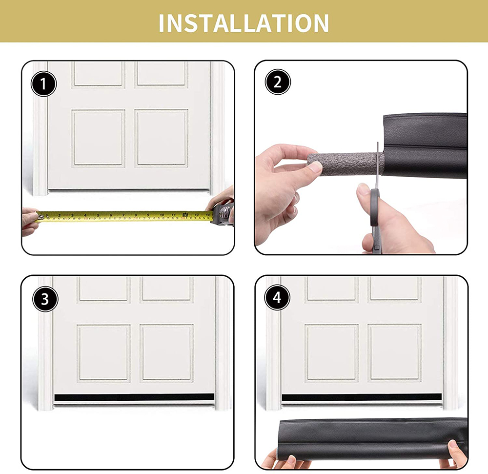 1pc Tür Boden Dichtung Streife – Home Security Front Door Bewertung und Preis
