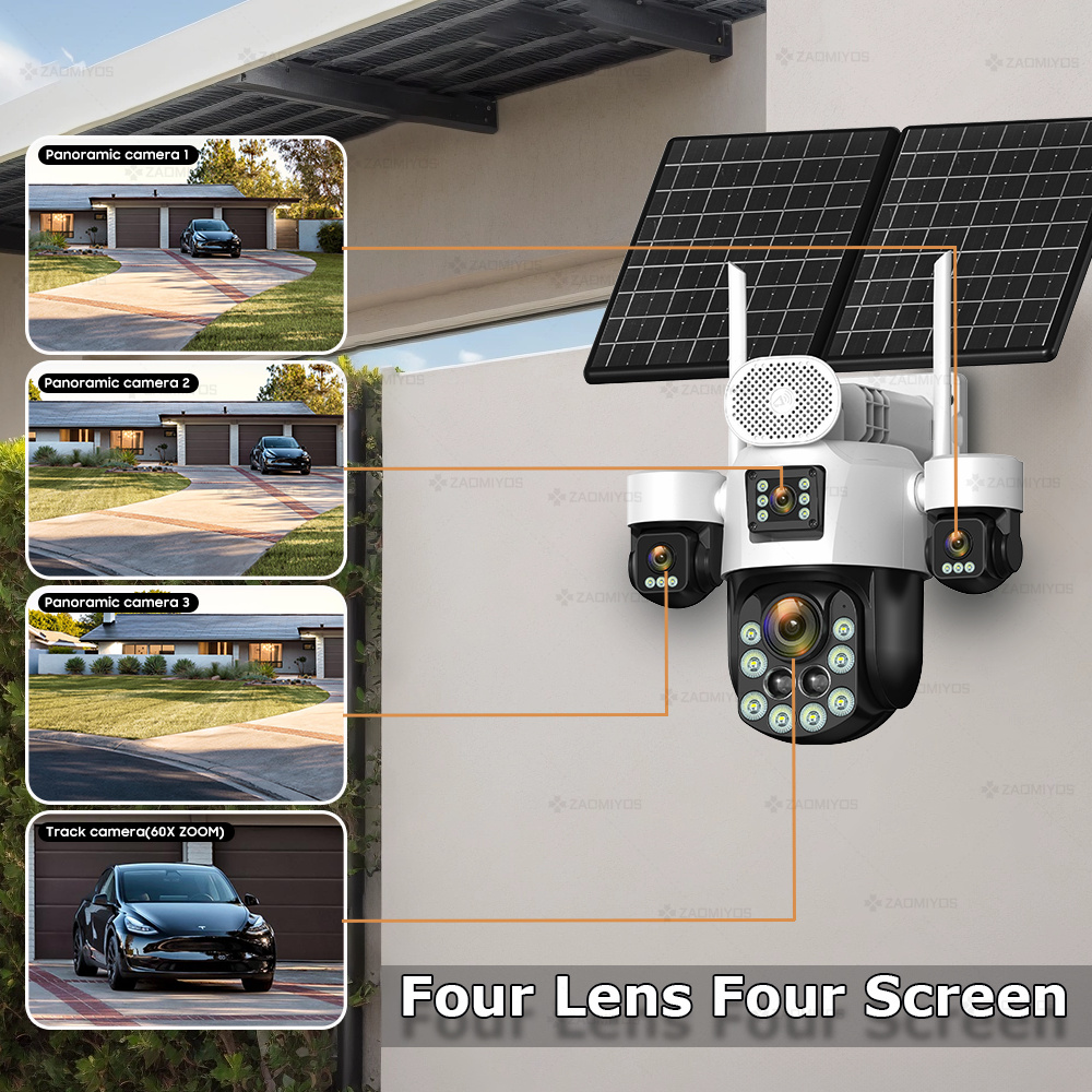 4-Linsen-Outdoor-360-Grad-Kame – Home Security Group Bewertung und Preis