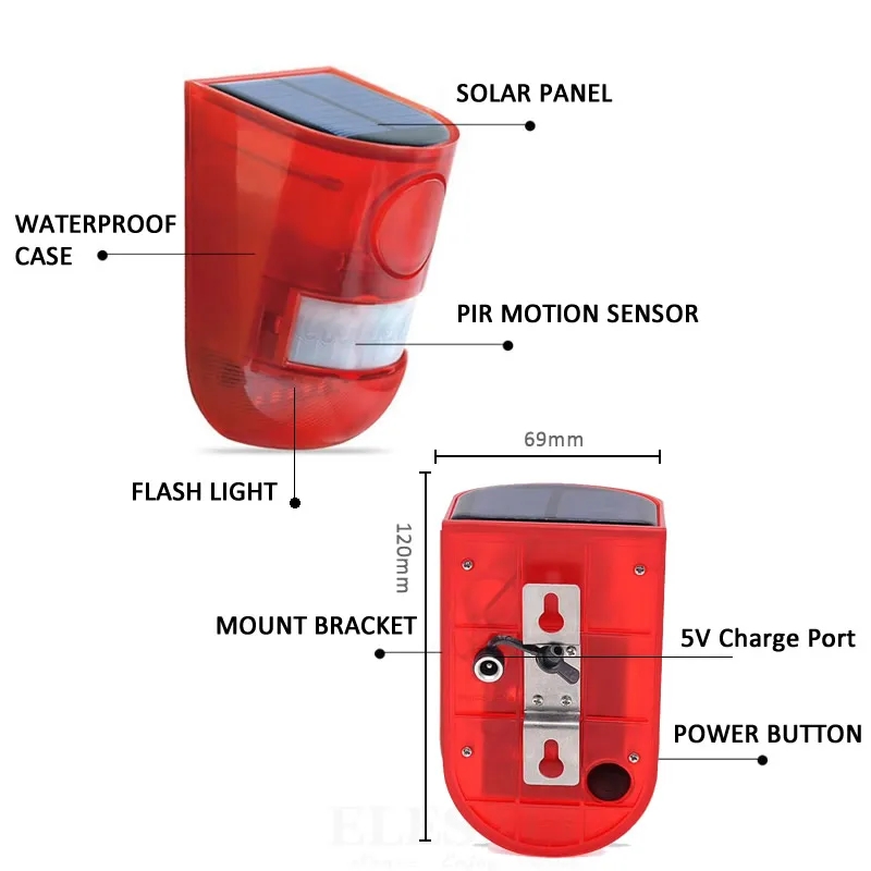 Wasserdichte Solarbetriebene A – Home Security Deals Bewertung und Preis