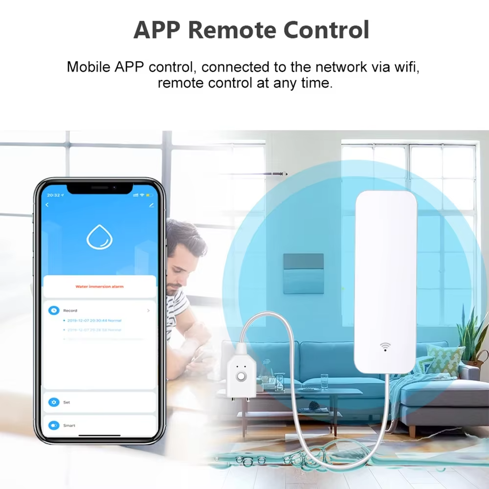 ZigBee WLAN Wasserleck-Sensor  – Home Security App Bewertung und Preis