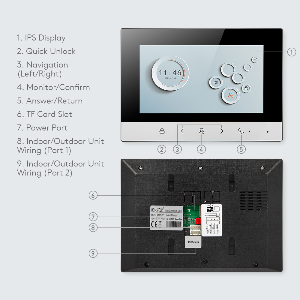 Tuya Smart WIFI Innenmonitor 7 – Home Security Monitor Bewertung und Preis