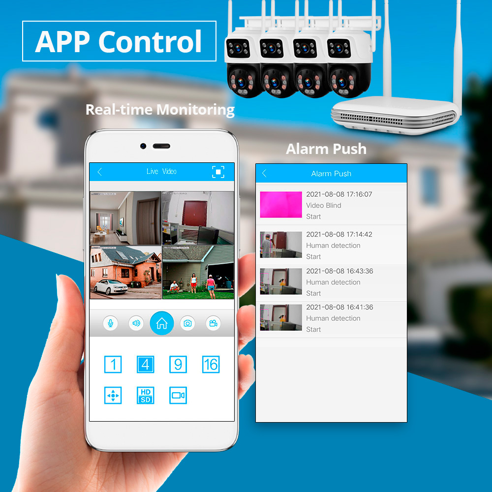 KERUI Wasserdichtes 6MP HD Wir – Home Security Deals Bewertung und Preis