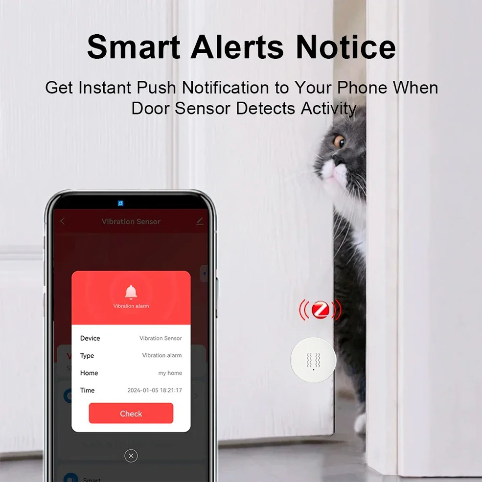 Tuya Zigbee Smart Vibrationsse – Home Security App Bewertung und Preis