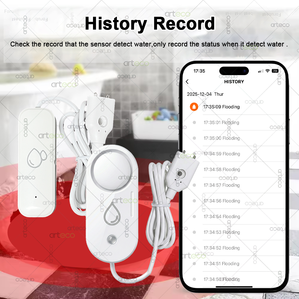 Zigbee Wasserleck-Sensor Flutw – Home Security App Bewertung und Preis