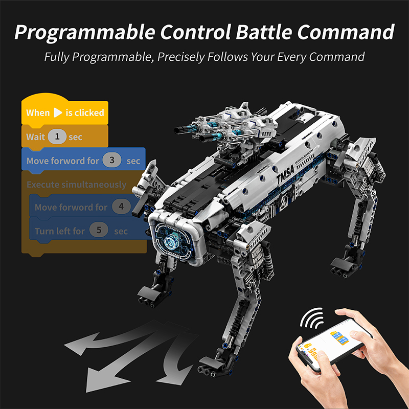 Technischer STEM-Programmier-R – Home Security Robot Dog Bewertung und Preis